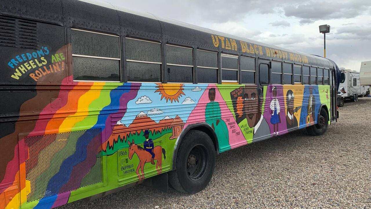 Utah Black History Museum bus