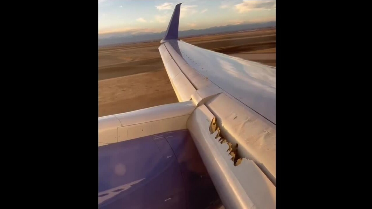 United flight makes emergency landing after part of wing breaks off